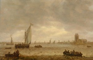 ミューズの口（ドルトレヒト） 作： Jan Josephsz van Goyen